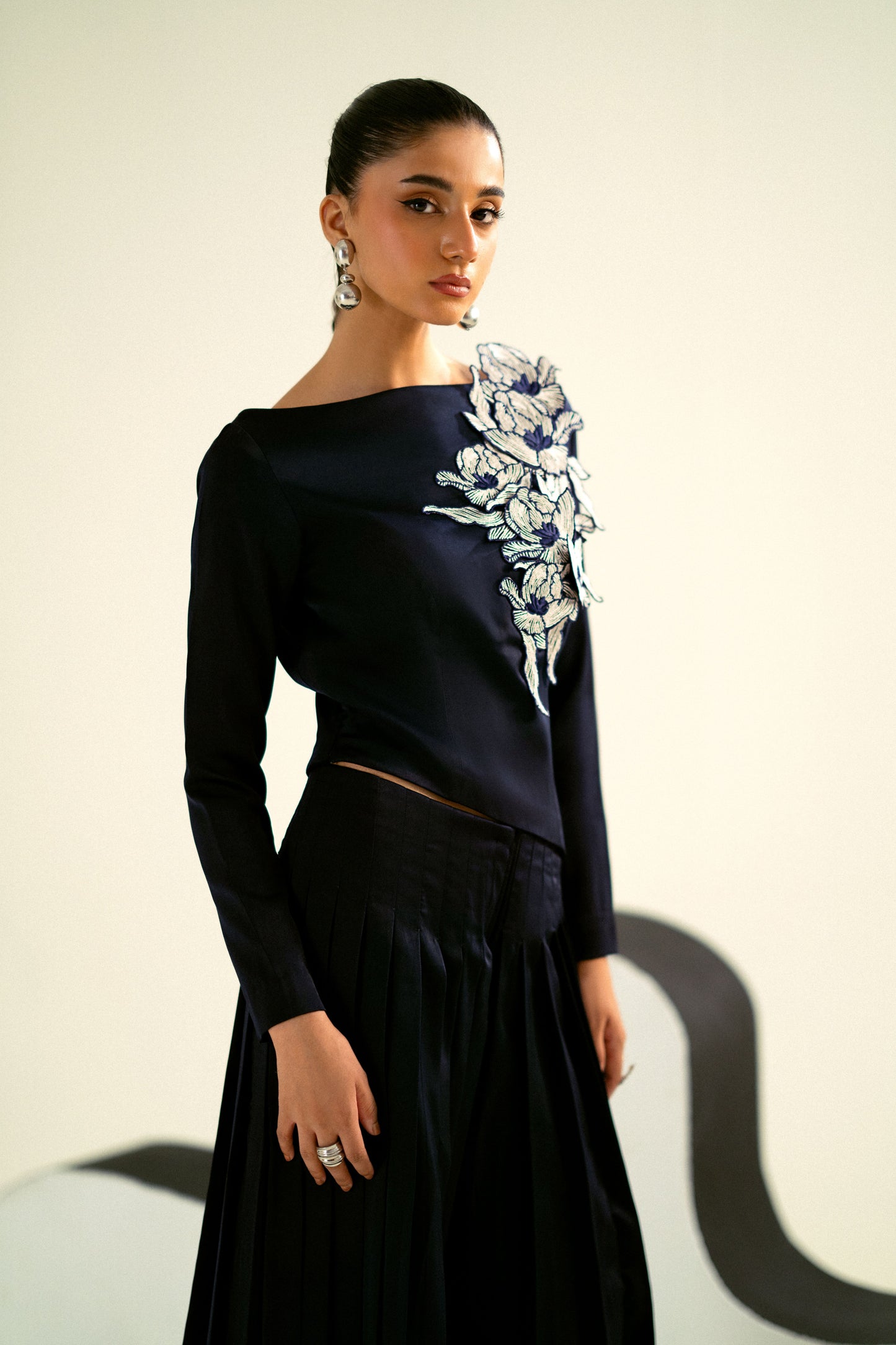 1. Midnight blue top