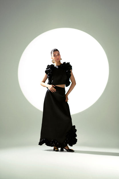 Ruffled Skirt
