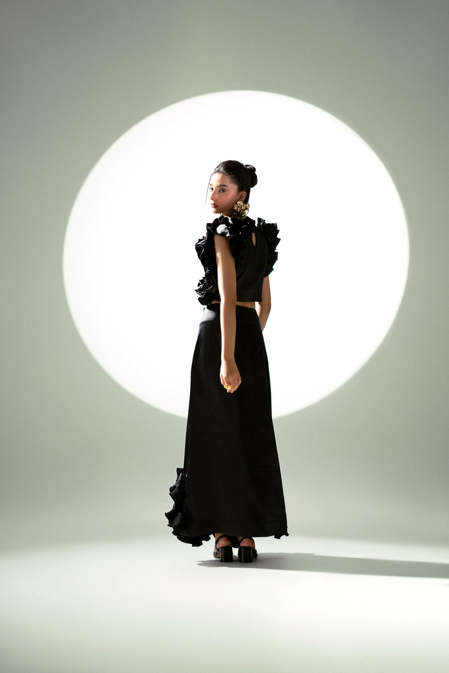 Ruffled Skirt