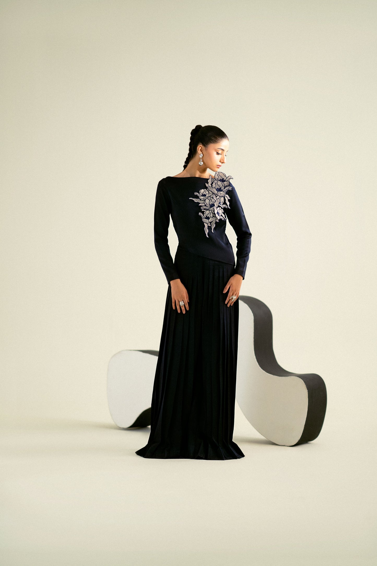 1. Midnight blue top